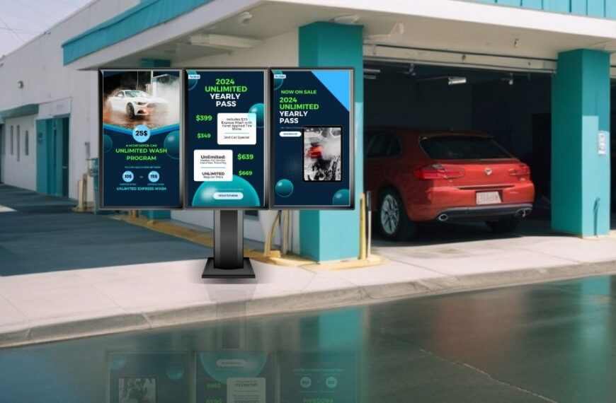 Driving Success: Revolutionizing the Car Wash Industry with Digital Signage