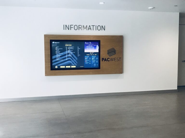 Elevating Customer Service and Building Management with Digital Signage