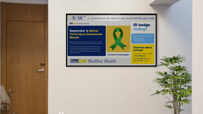 Smarter Communication in Hospitals: The Role of Educational Displays & Patient Resource Boards