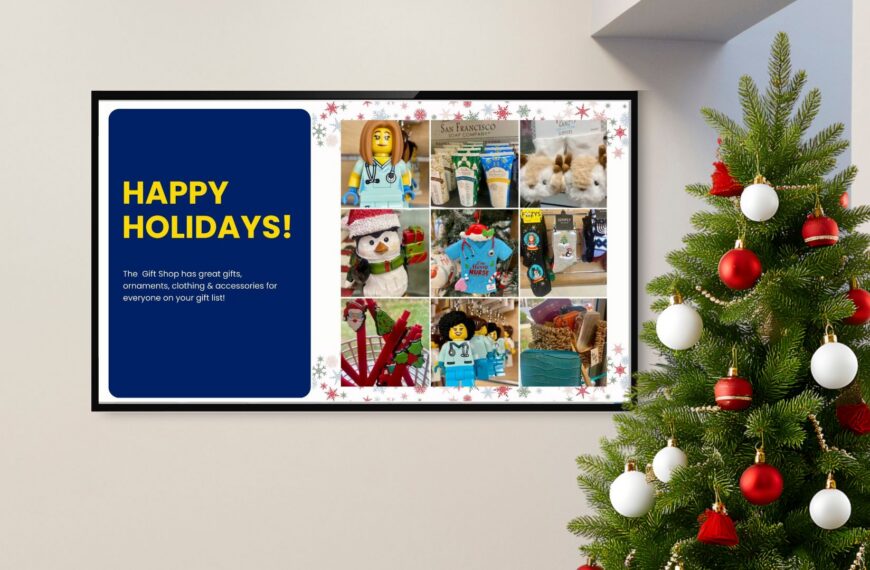 Holiday Warmth in Healthcare: How Digital Signage Supports Patients & Staff During the Festive Season