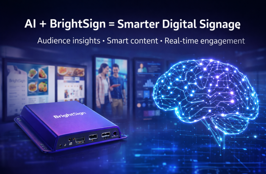 How AI Is Enhancing BrightSign Media Players and the Future of Digital Signage
