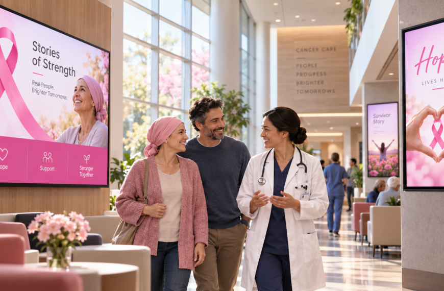 Stories of Strength: How Digital Signage Supports Breast Cancer Awareness
